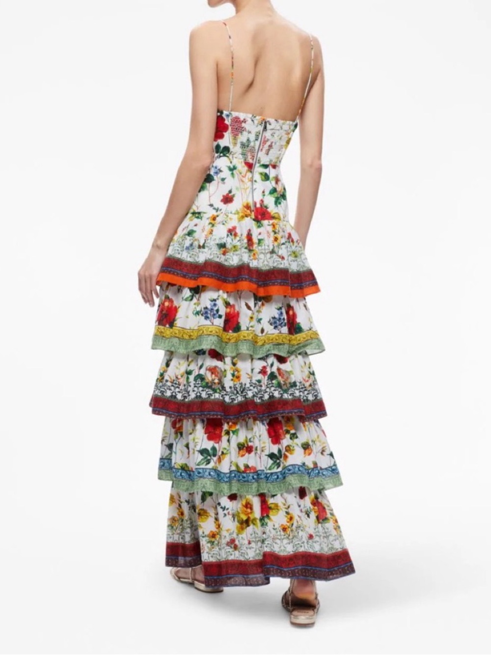 Alice + Olivia Floral Tiered Maxi Dress-NWT - Picture 2 of 9